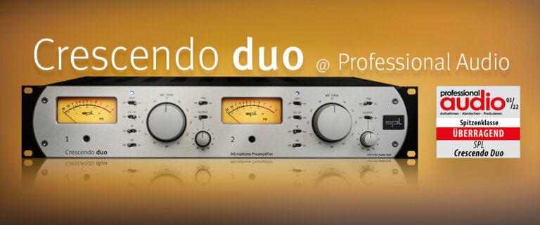 Crescendo duo in Professional Audio