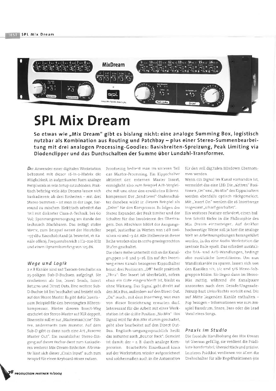 MixDream – SPL